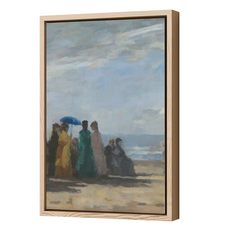 Thumbnail for Canvas - Wood Grain Floating Frame