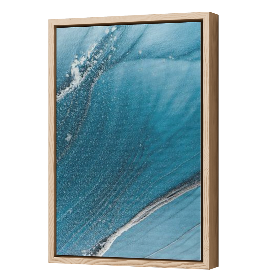 Thumbnail for Canvas - Wood Grain Floating Frame