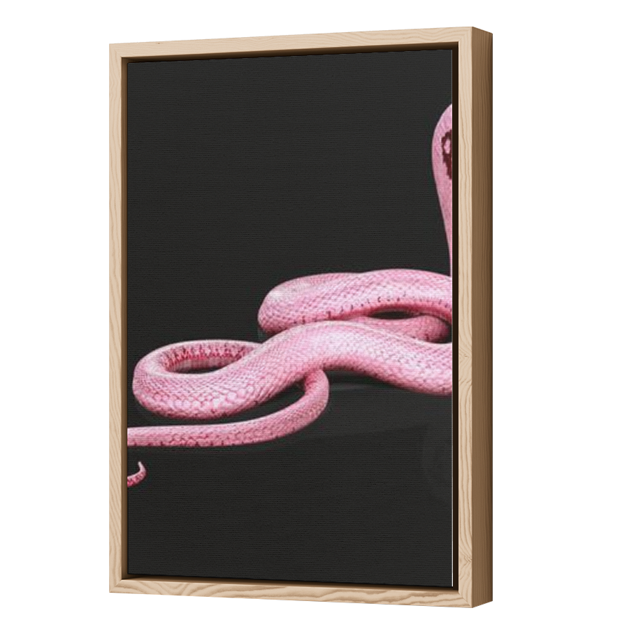Thumbnail for Canvas - Wood Grain Floating Frame