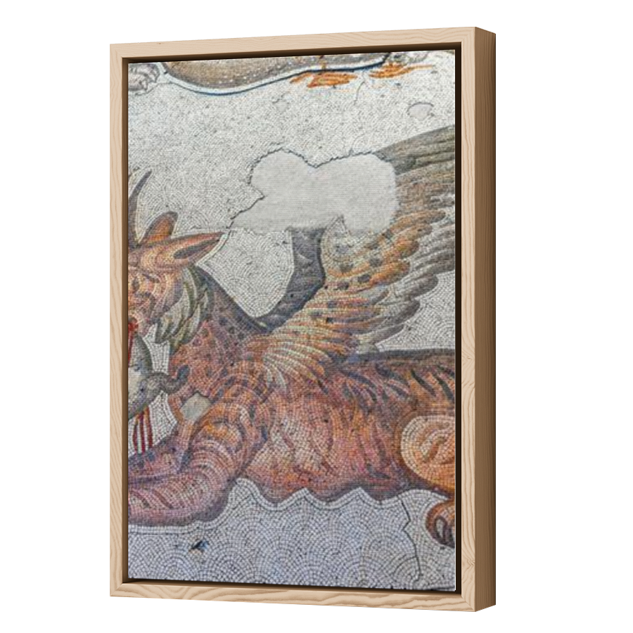 Thumbnail for Canvas - Wood Grain Floating Frame