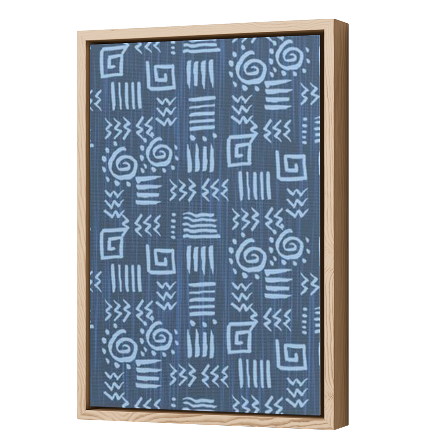 Thumbnail for Canvas - Wood Grain Floating Frame