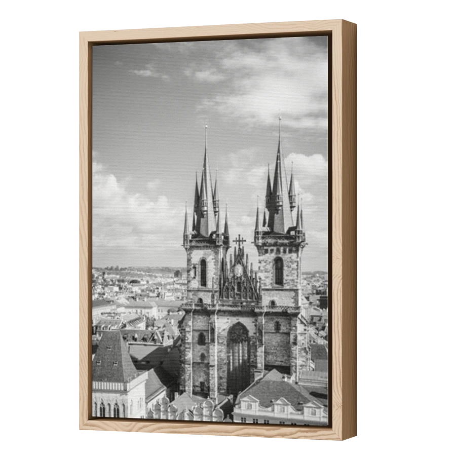 Thumbnail for Canvas - Wood Grain Floating Frame