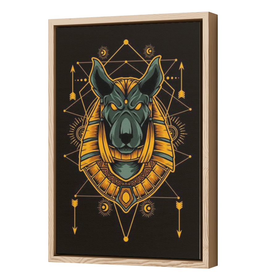 Thumbnail for Canvas - Wood Grain Floating Frame