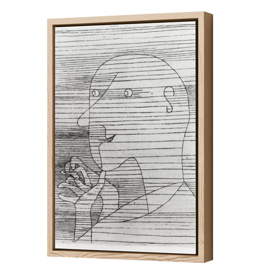 Thumbnail for Canvas - Wood Grain Floating Frame
