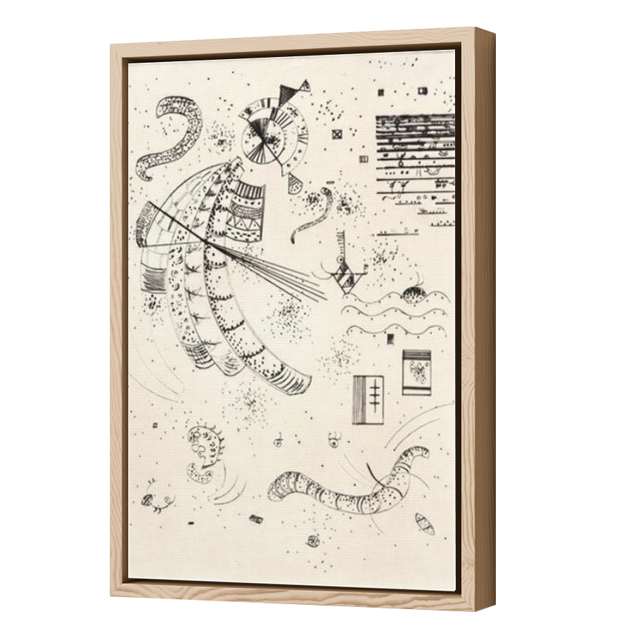 Thumbnail for Canvas - Wood Grain Floating Frame