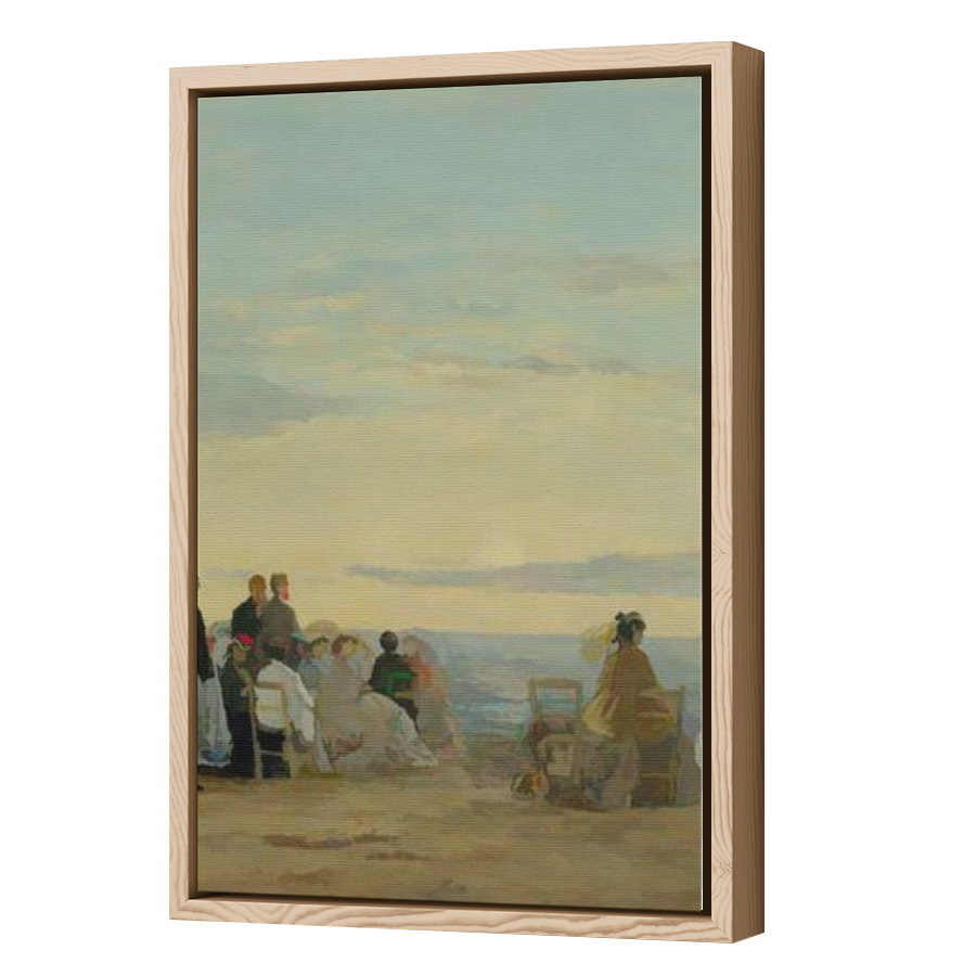 Thumbnail for Canvas - Wood Grain Floating Frame