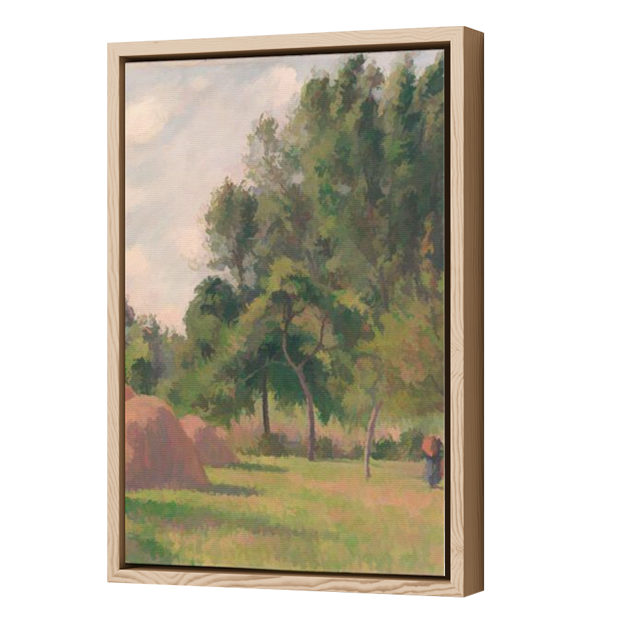 Thumbnail for Canvas - Wood Grain Floating Frame