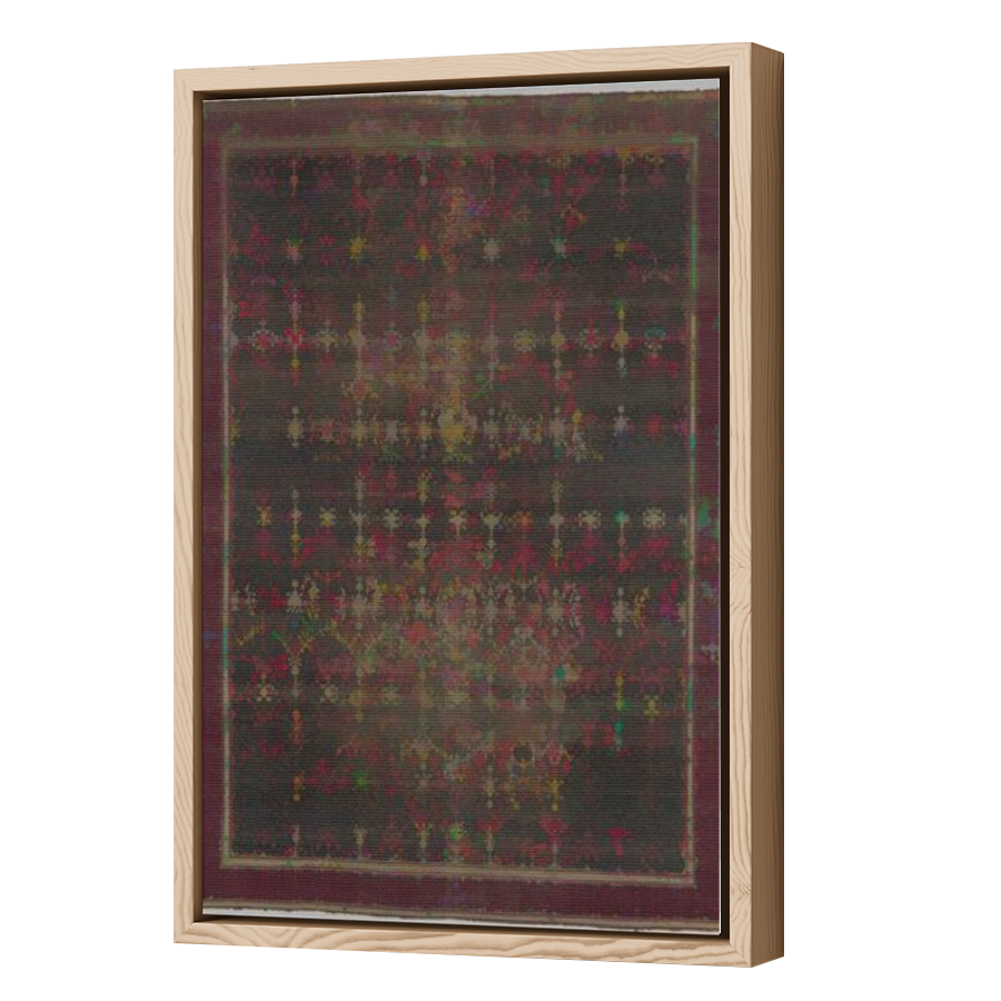 Thumbnail for Canvas - Wood Grain Floating Frame