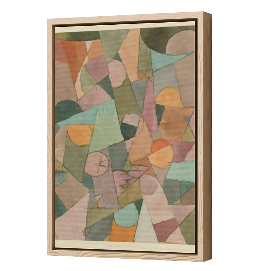 Thumbnail for Canvas - Wood Grain Floating Frame