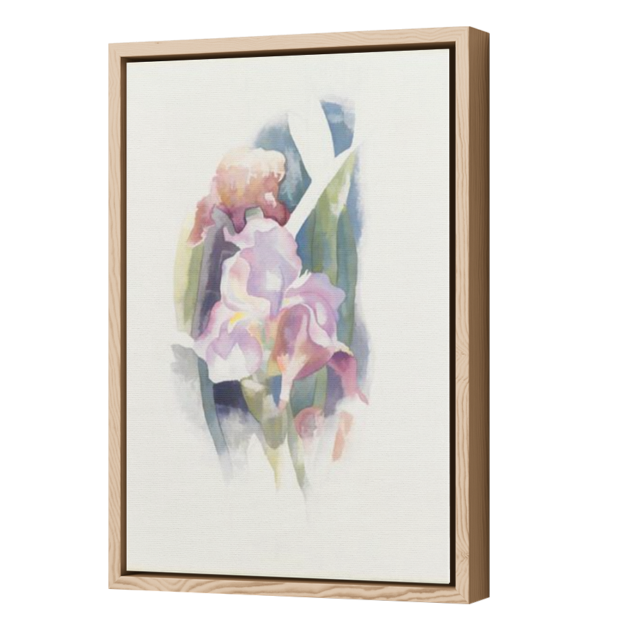 Thumbnail for Canvas - Wood Grain Floating Frame