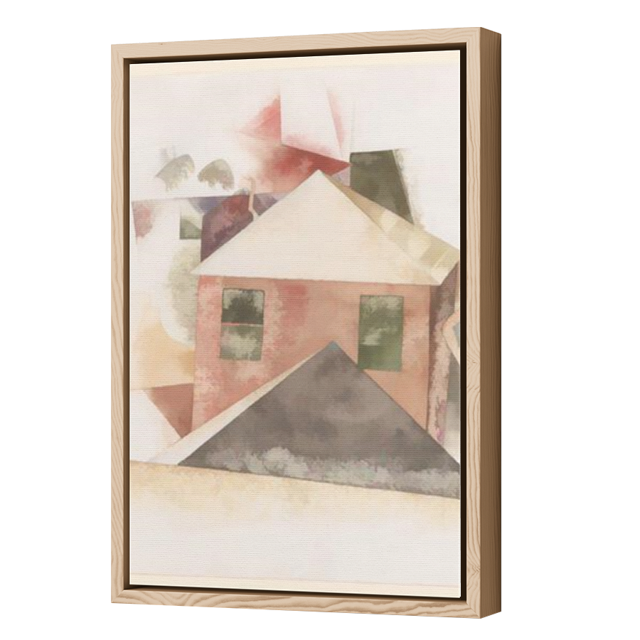 Thumbnail for Canvas - Wood Grain Floating Frame