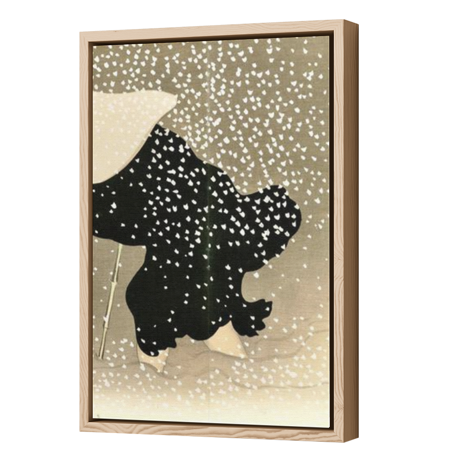 Thumbnail for Canvas - Wood Grain Floating Frame