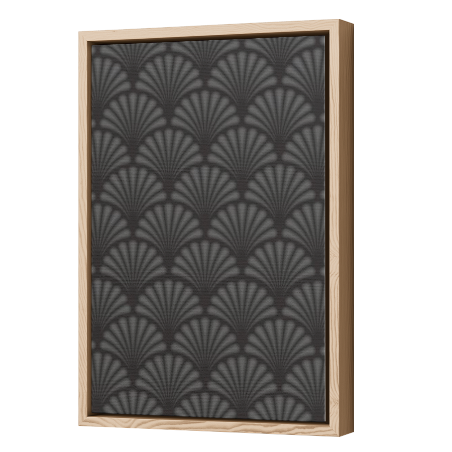 Thumbnail for Canvas - Wood Grain Floating Frame