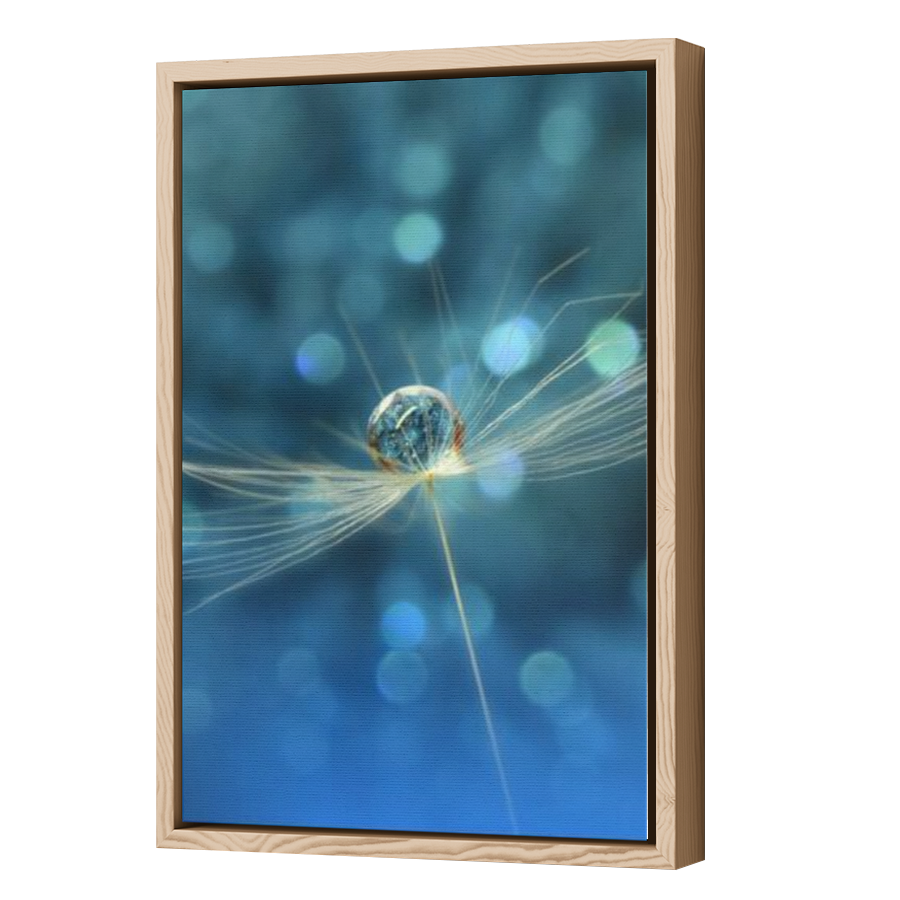 Thumbnail for Canvas - Wood Grain Floating Frame