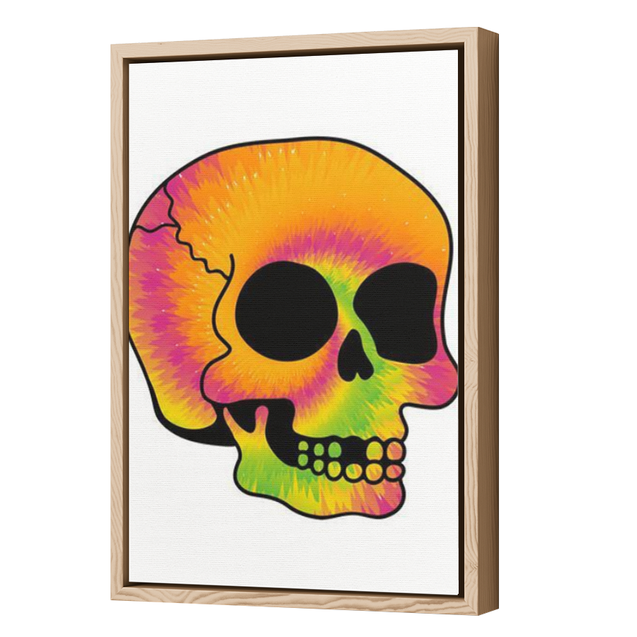 Thumbnail for Canvas - Wood Grain Floating Frame
