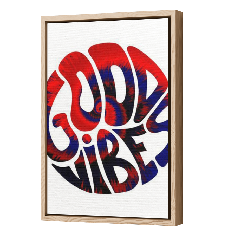 Thumbnail for Canvas - Wood Grain Floating Frame