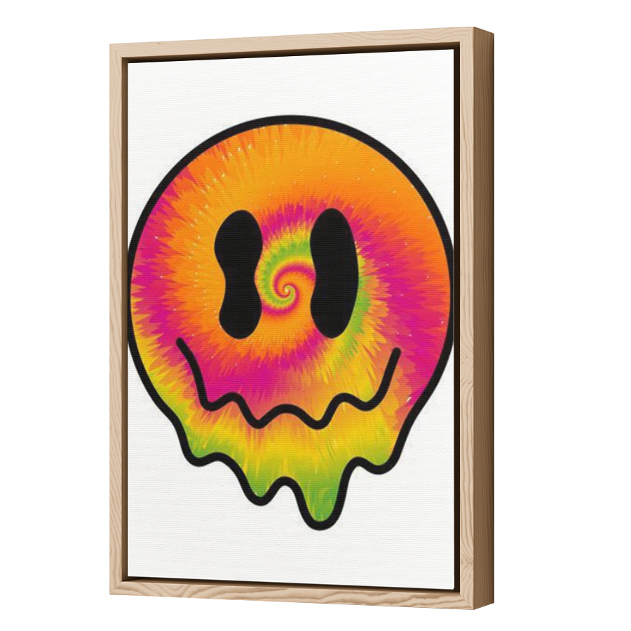Thumbnail for Canvas - Wood Grain Floating Frame