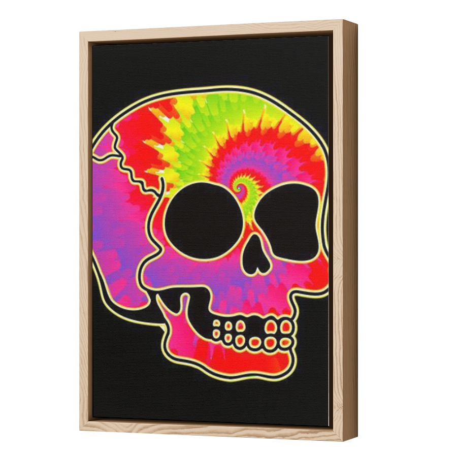Thumbnail for Canvas - Wood Grain Floating Frame