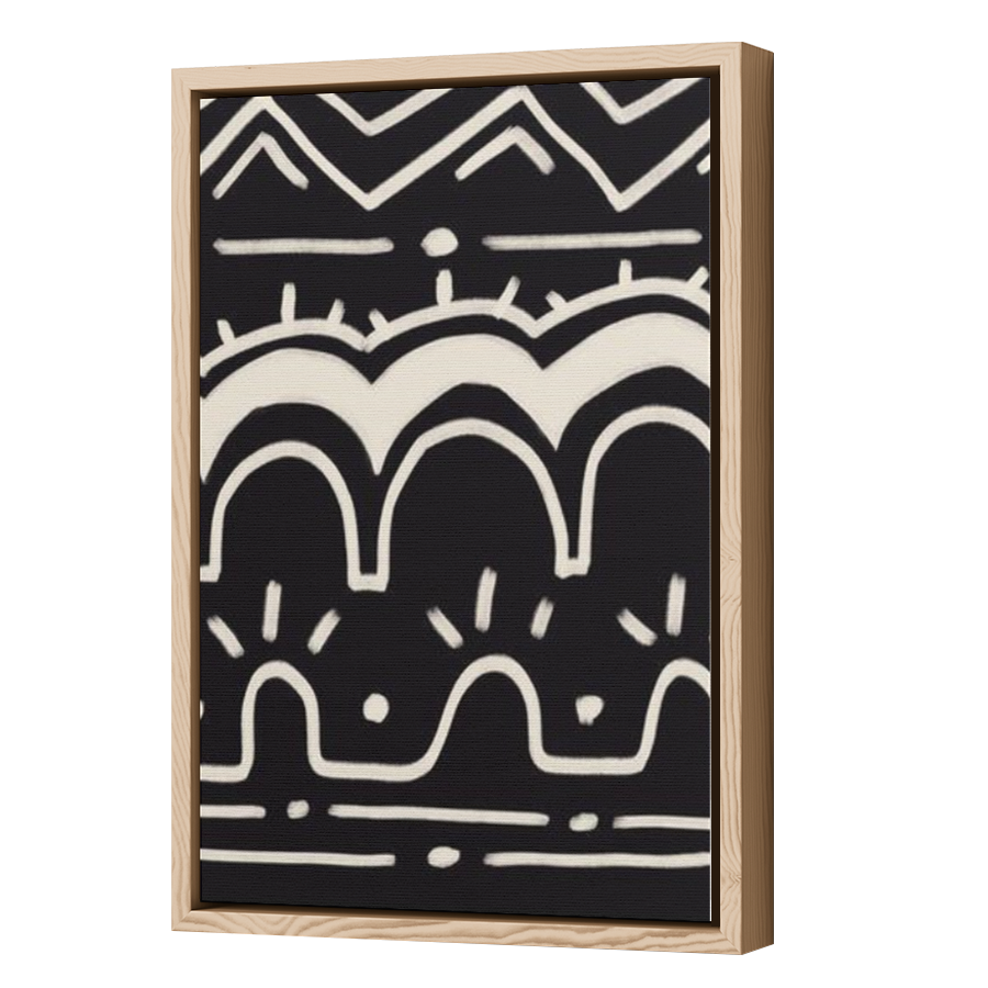 Thumbnail for Canvas - Wood Grain Floating Frame