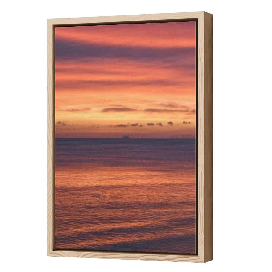 Thumbnail for Canvas - Wood Grain Floating Frame