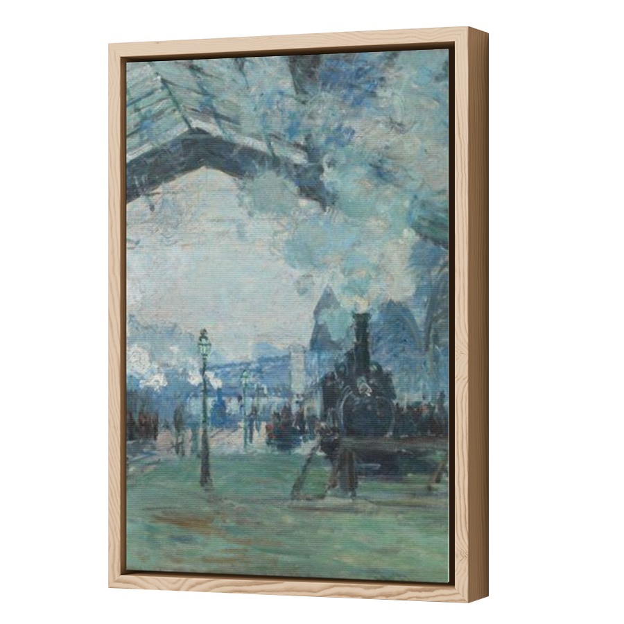 Thumbnail for Canvas - Wood Grain Floating Frame
