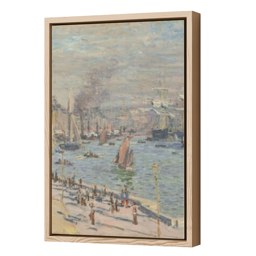 Thumbnail for Canvas - Wood Grain Floating Frame