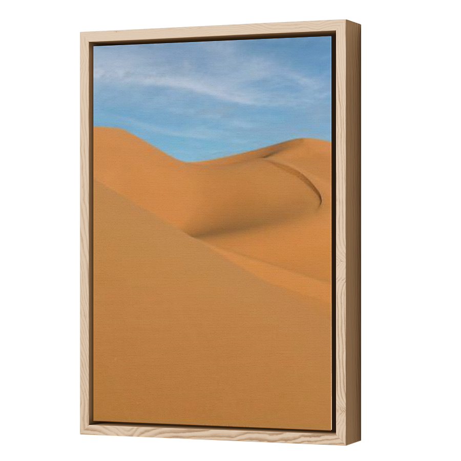 Thumbnail for Canvas - Wood Grain Floating Frame
