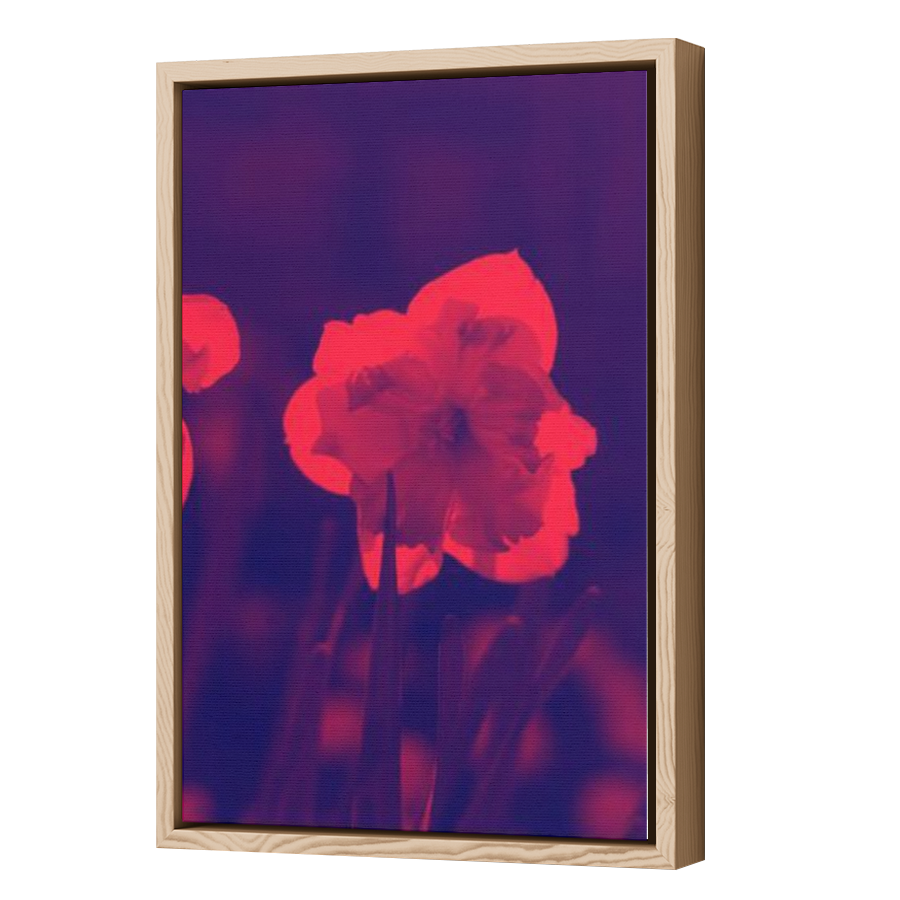 Thumbnail for Canvas - Wood Grain Floating Frame