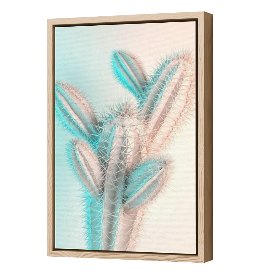 Thumbnail for Canvas - Wood Grain Floating Frame