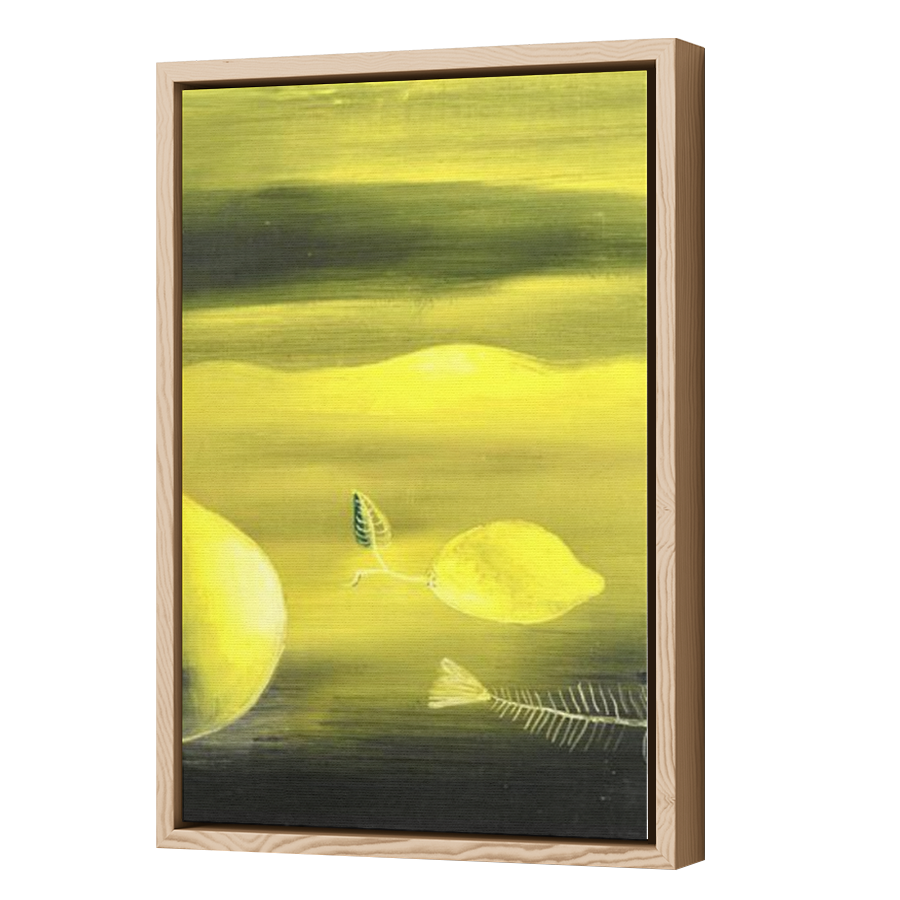 Thumbnail for Canvas - Wood Grain Floating Frame