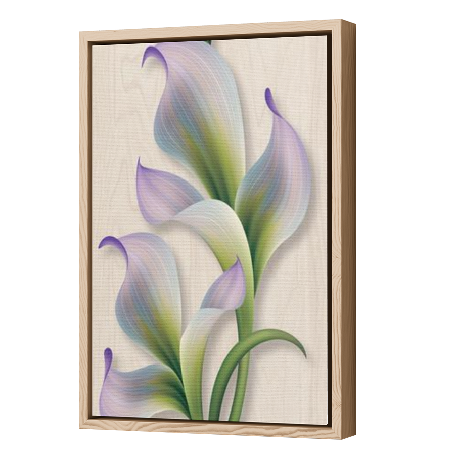 Thumbnail for Canvas - Wood Grain Floating Frame