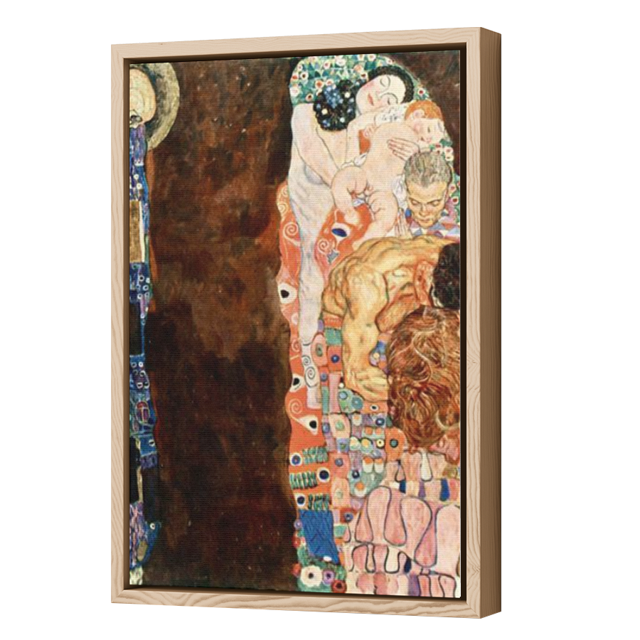 Thumbnail for Canvas - Wood Grain Floating Frame