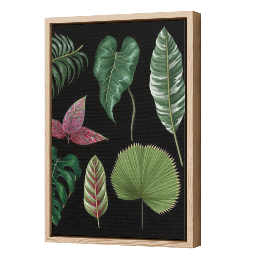 Thumbnail for Canvas - Wood Grain Floating Frame