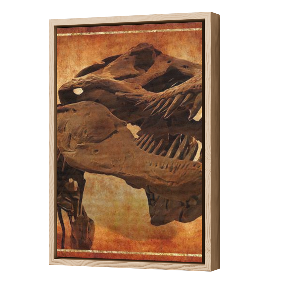 Thumbnail for Canvas - Wood Grain Floating Frame