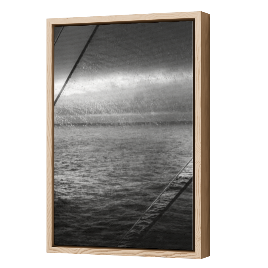 Thumbnail for Canvas - Wood Grain Floating Frame
