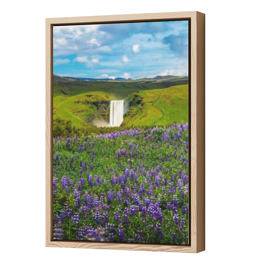 Thumbnail for Canvas - Wood Grain Floating Frame