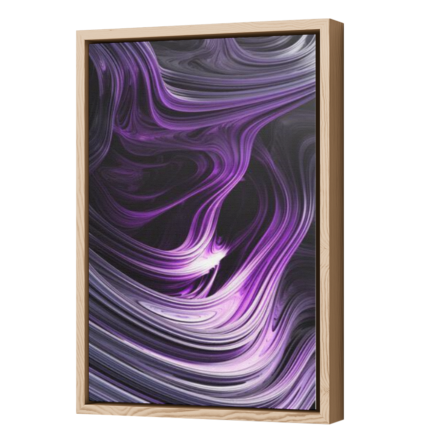 Thumbnail for Canvas - Wood Grain Floating Frame