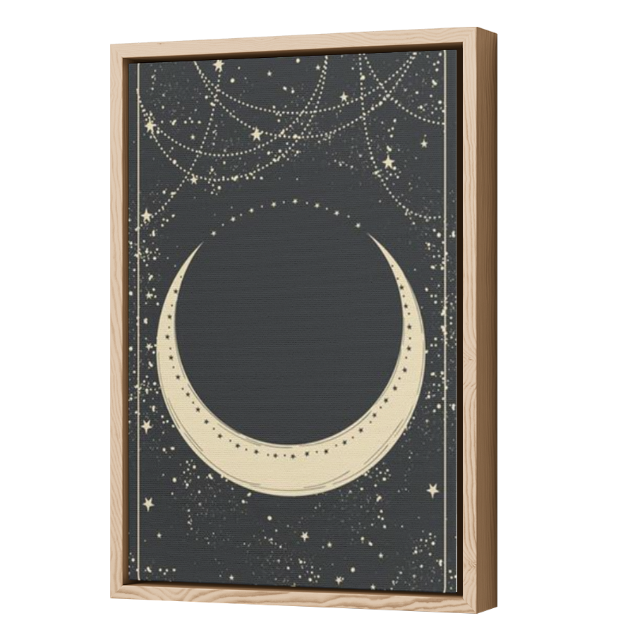Thumbnail for Canvas - Wood Grain Floating Frame