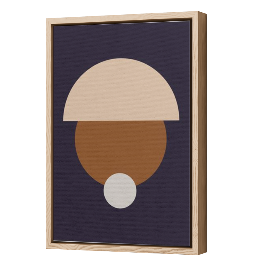 Thumbnail for Canvas - Wood Grain Floating Frame