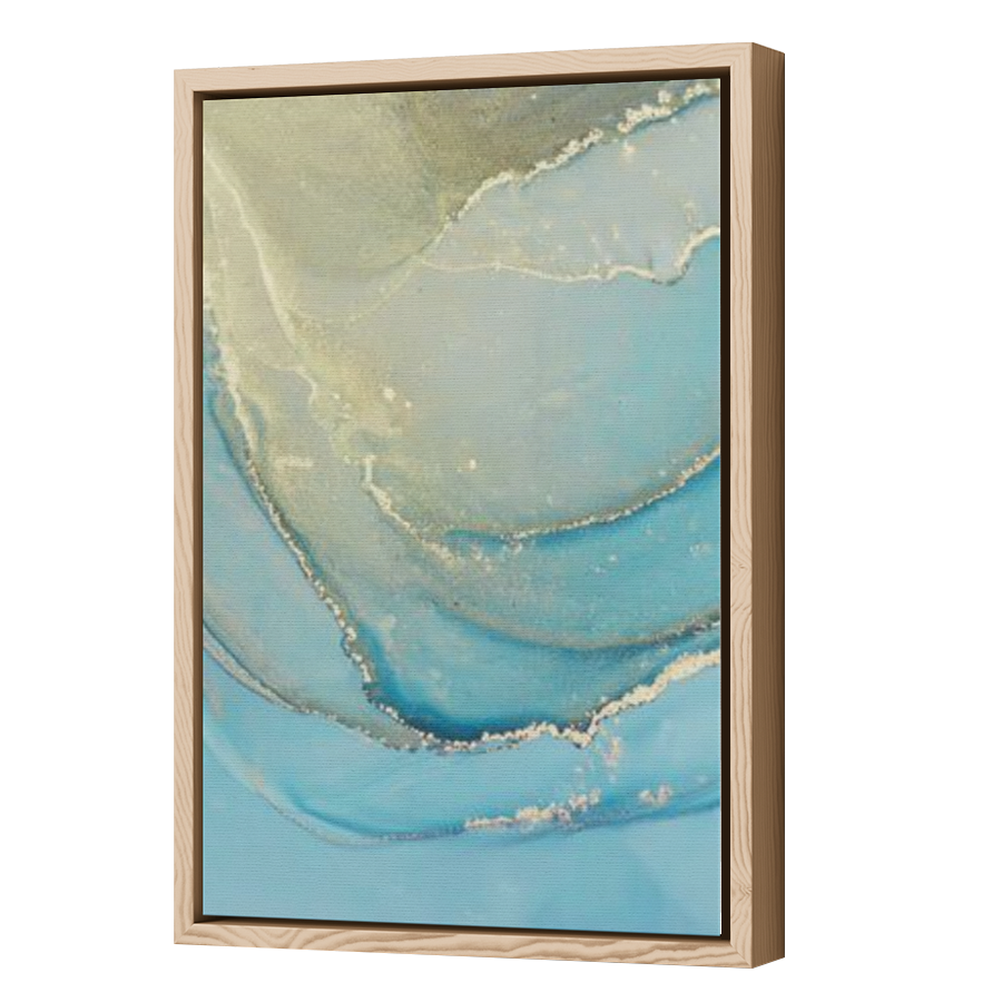 Thumbnail for Canvas - Wood Grain Floating Frame
