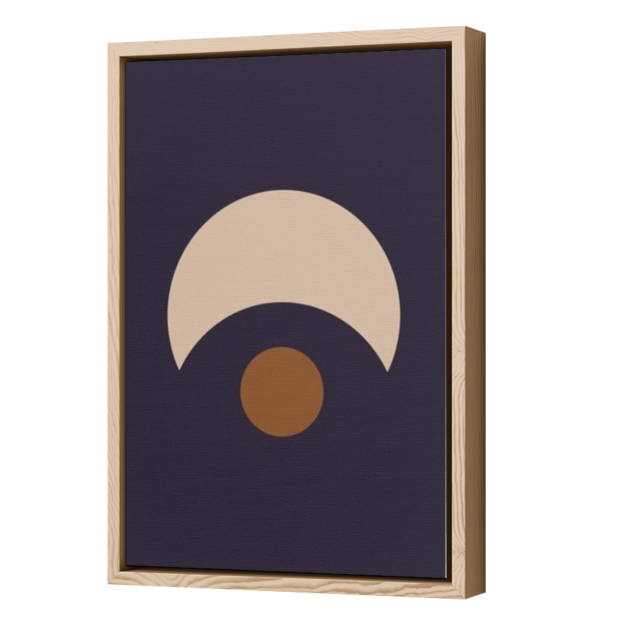 Thumbnail for Canvas - Wood Grain Floating Frame