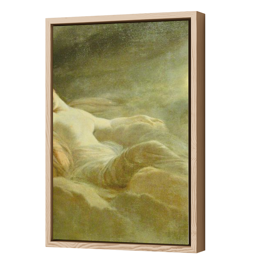 Thumbnail for Canvas - Wood Grain Floating Frame