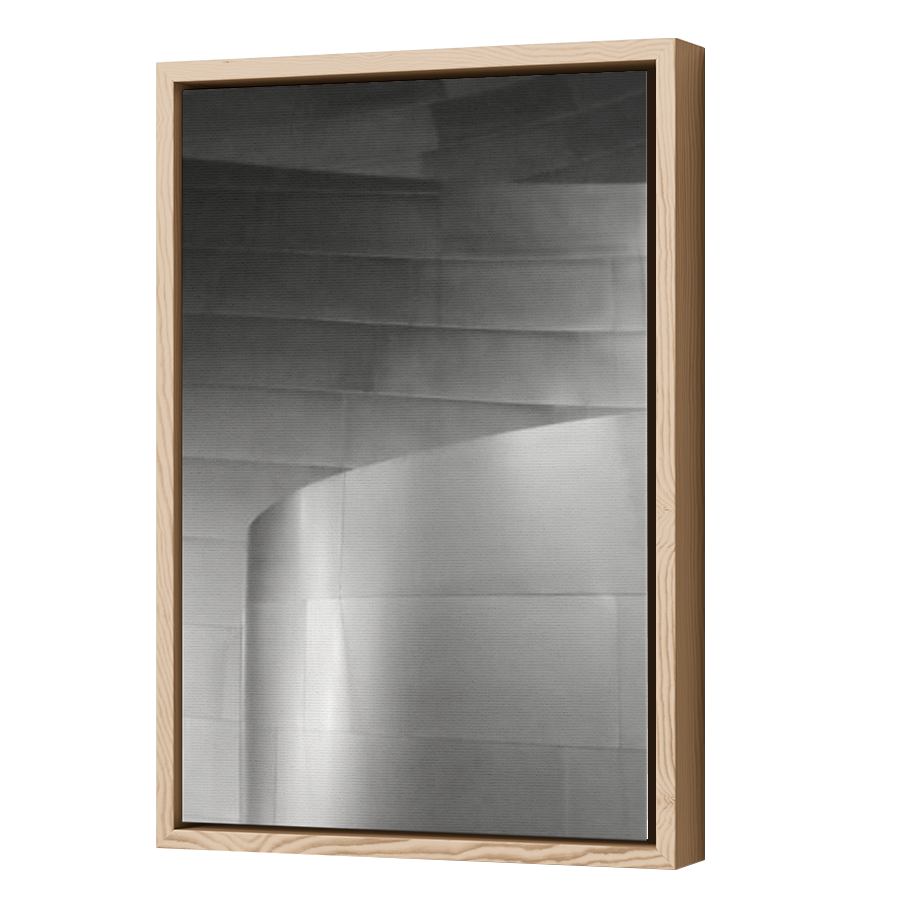Thumbnail for Canvas - Wood Grain Floating Frame