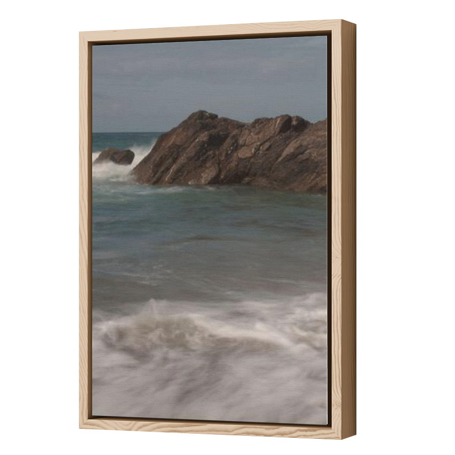 Thumbnail for Canvas - Wood Grain Floating Frame