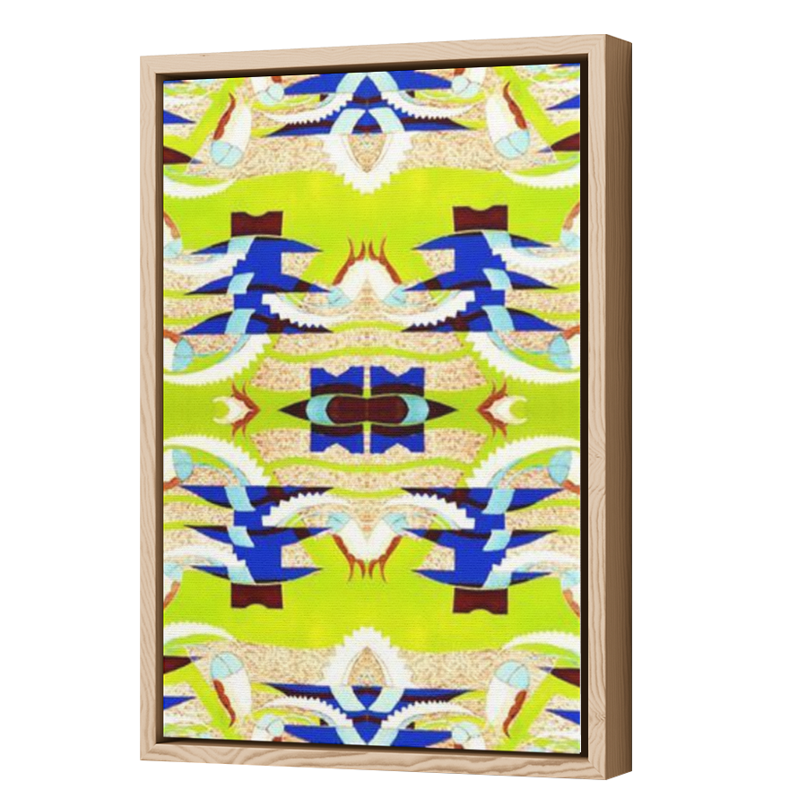 Thumbnail for Canvas - Wood Grain Floating Frame