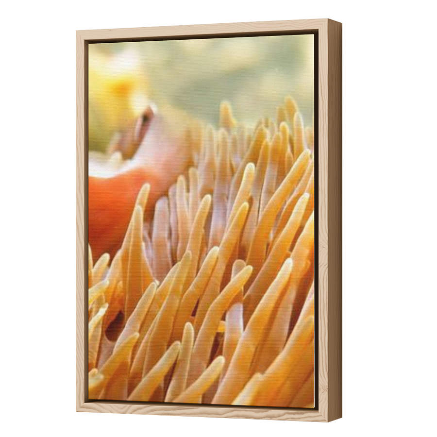 Thumbnail for Canvas - Wood Grain Floating Frame
