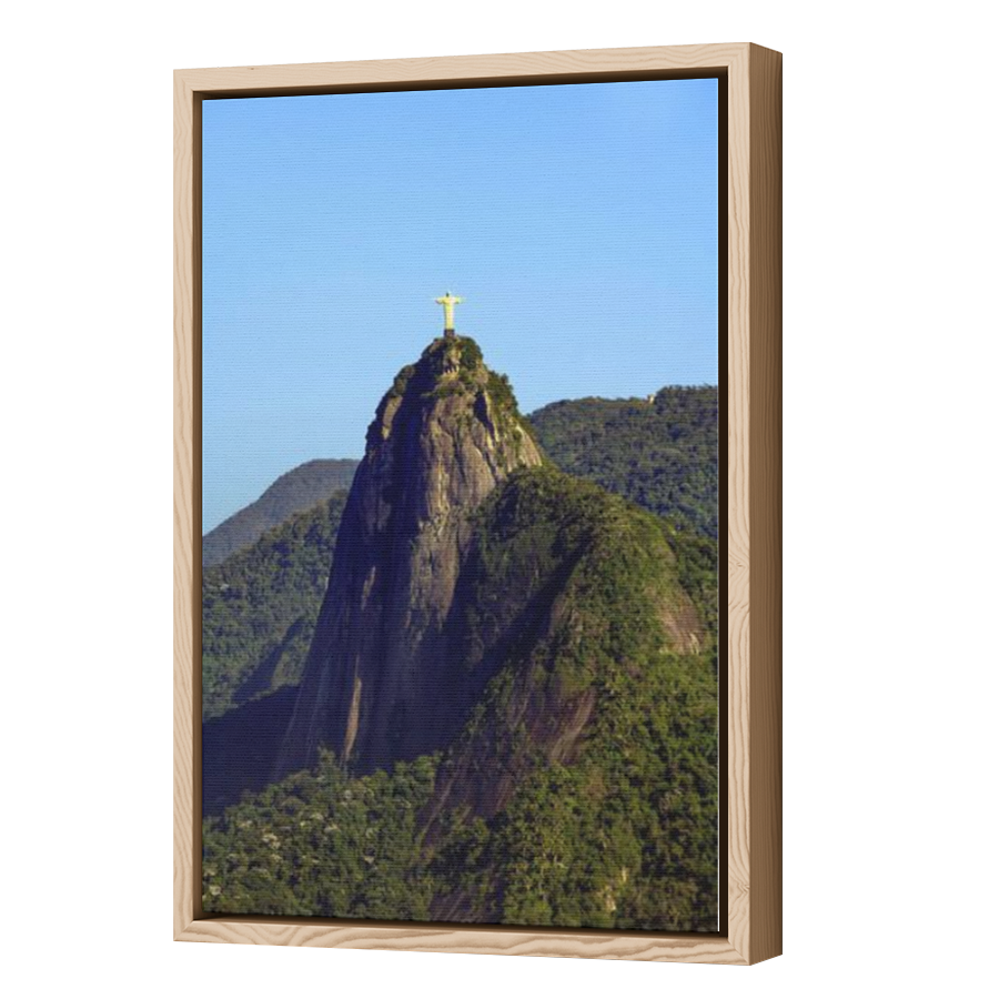 Thumbnail for Canvas - Wood Grain Floating Frame