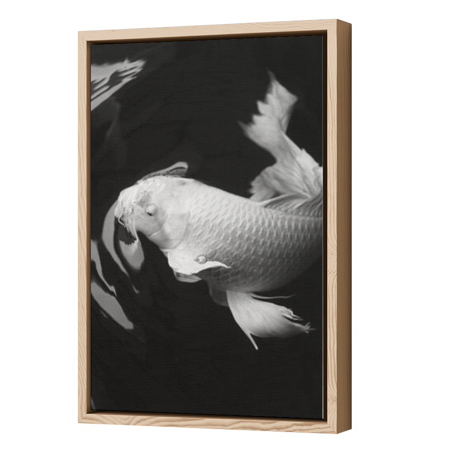 Thumbnail for Canvas - Wood Grain Floating Frame