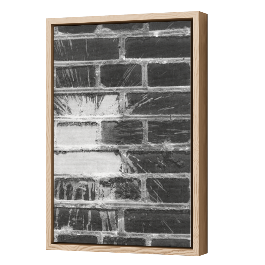 Thumbnail for Canvas - Wood Grain Floating Frame