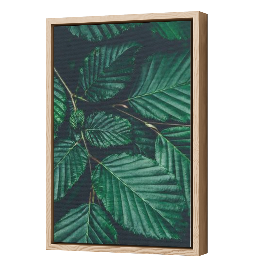 Thumbnail for Canvas - Wood Grain Floating Frame